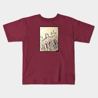 Headless Haunted Robot Kids T-Shirt